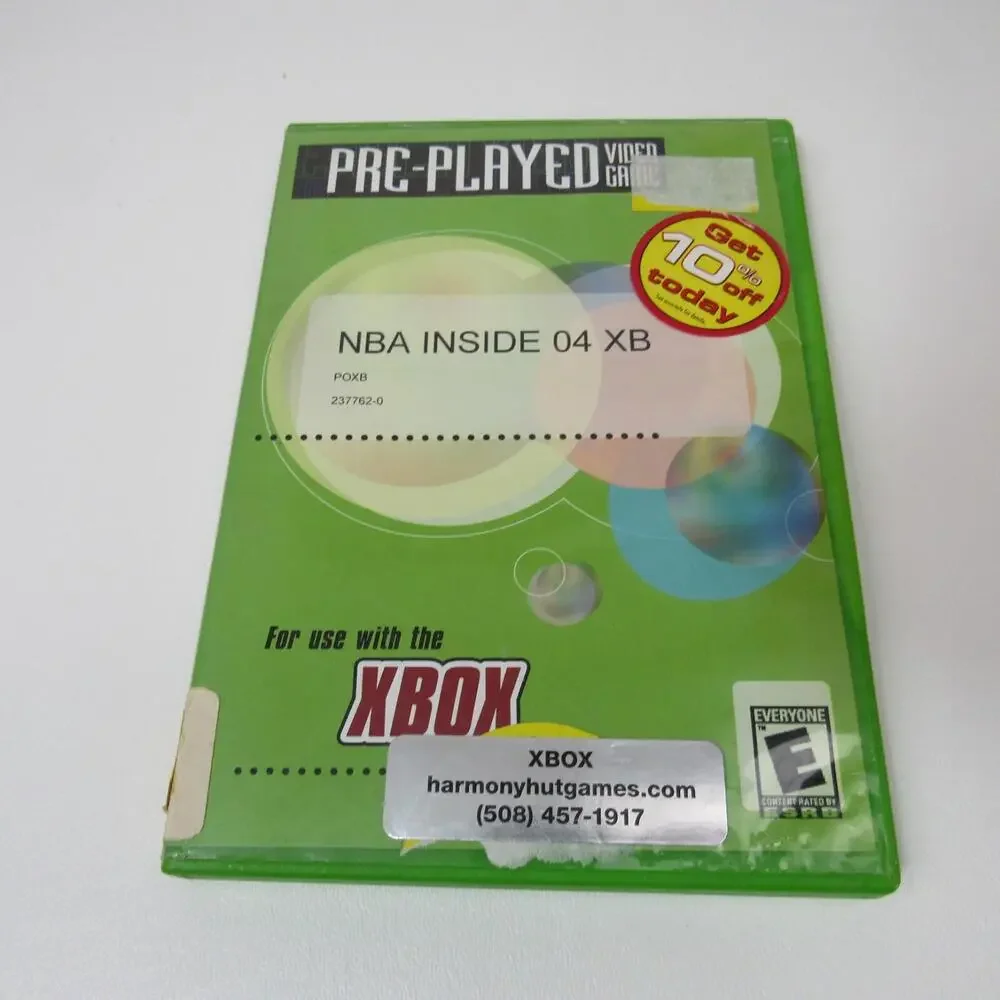 NBA‎ Inside Drive 2004 (Microsoft Xbox, 2003)